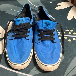 Nike canvas blue zoom shoe